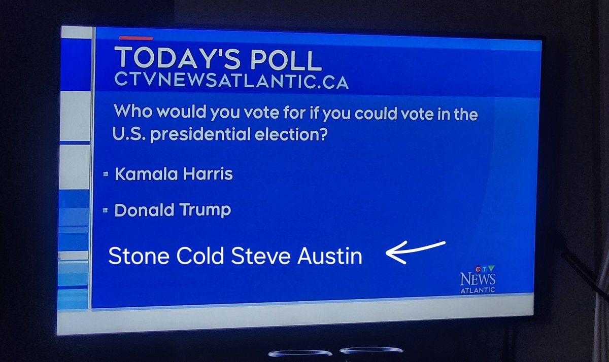 If I could vote in the US election, there's only 1 option for me.