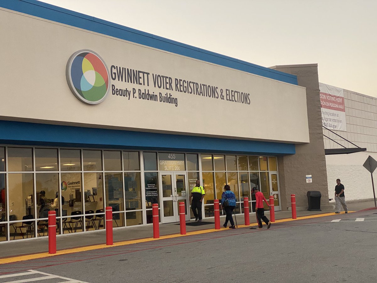 Fun fact: Today is my TWO YEAR anniversary at <a href="/wabenews/">WABE News</a>! And I’m excited to be spending it in my home county of Gwinnett this evening, where I will be covering my second US presidential election in my professional career.