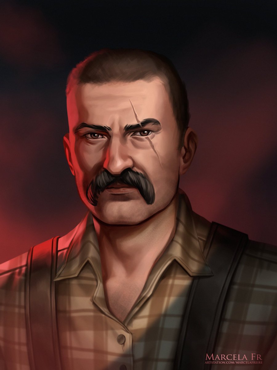 Thanks to <a href="/MarcelaFreirs/">Marcela Freire / commissions open</a> for drawing Isadar's father Jabir!