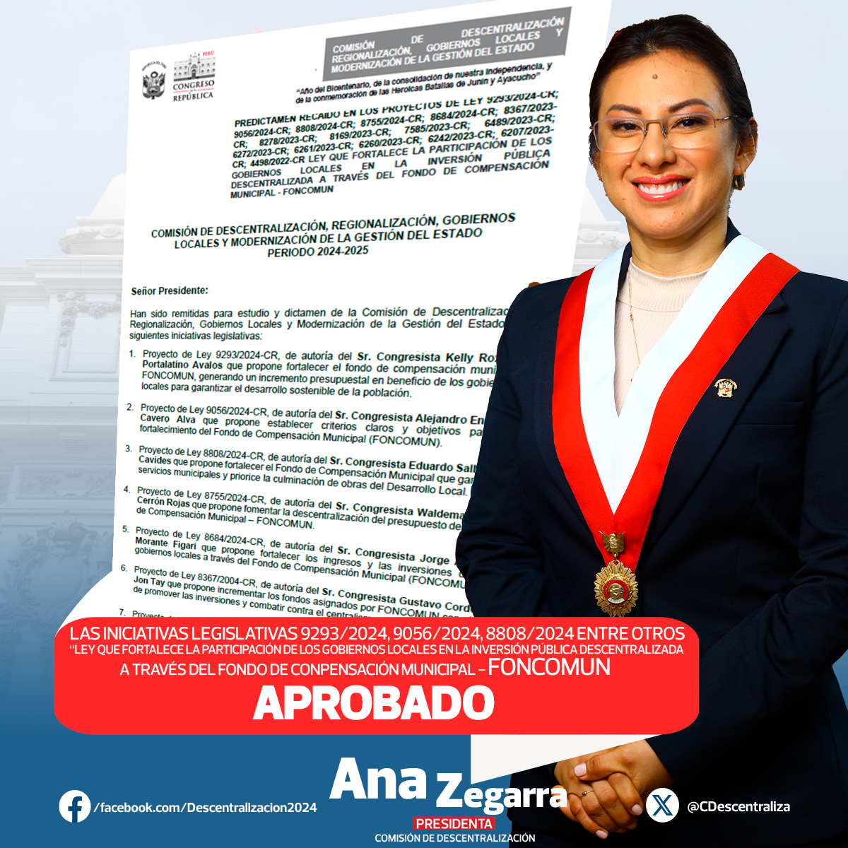 Comisión de Descentralización tweet media