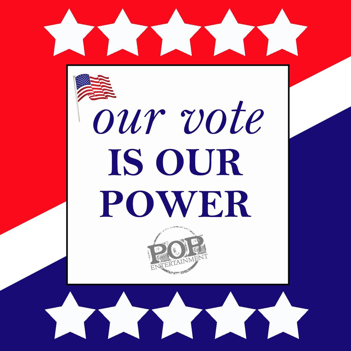 Our vote is our power. Please make sure your voice is heard ❤️🤍💙🇺🇸