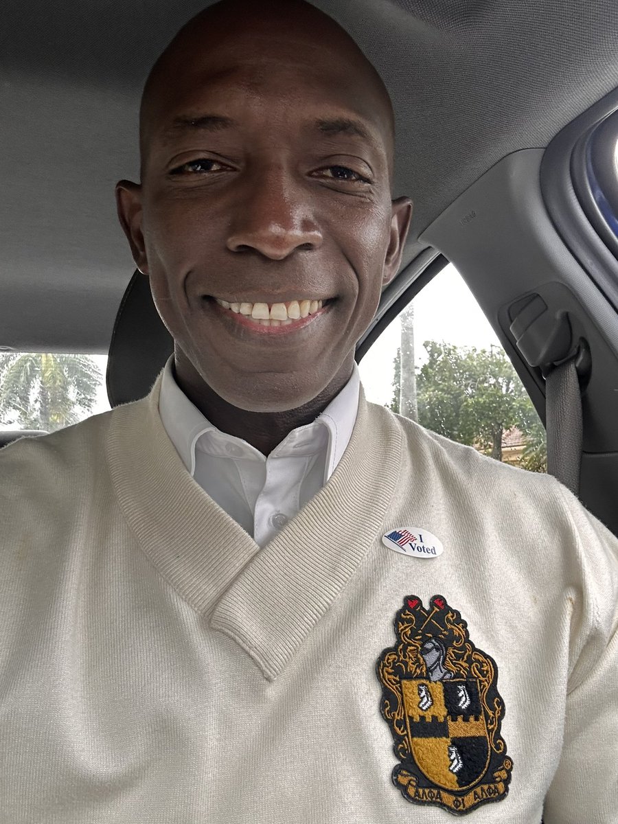 Proud to have voted for future President <a href="/KamalaHarris/">Kamala Harris</a> #ElectionDay