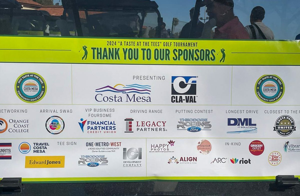 DMLITSolutions's tweet image. We were thrilled to sponsor the Longest Drive contest at the @CM_Chamber “A Taste at the Tees” Annual Golf Tournament! Supporting our local community and celebrating everyone’s impressive drives made for an unforgettable day. ⛳️🏌️‍♂️#DMLITSolutions #CostaMesaChamber