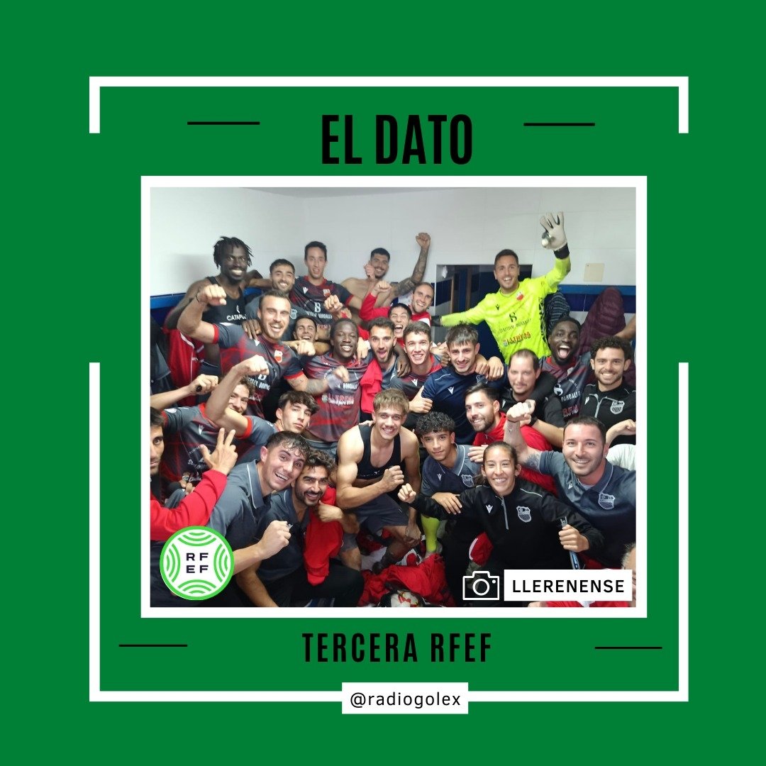 radiogolex's tweet photo. ⚽ TERCERA RFEF 

El @adllerenenseof aprovecha el duelo entre Badajoz y Extremadura y se coloca líder junto a la revelación de la temporada, el Jaraíz, pese a haber perdido en los duelos directos ante blanquinegros y azulgranas, siendo estas las 2 únicas derrotas que ha sufrido en la temporada.

El otro partido que pinchó fue contra el Jaraíz, en el que empató 2-2 fuera de casa.

Los de Juan García comienzan a coger ritmo de crucero y encadenan 3 victorias consecutivas.

Es el equipo más goleador del grupo con 17 goles a favor en 9 jornadas.
