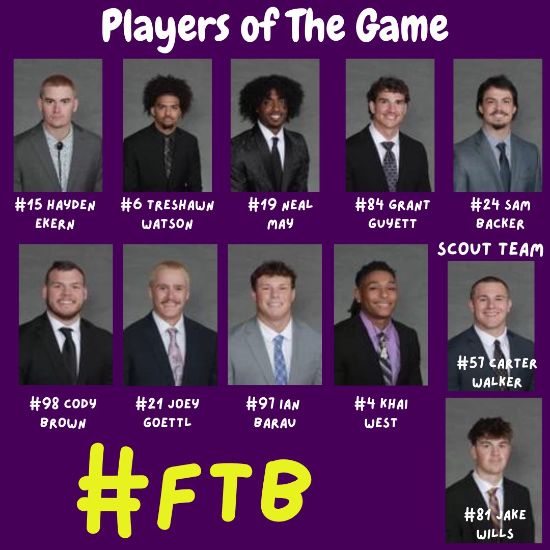 Maverick Football Scoop (@maverick_scoop) on Twitter photo Players of the Game for Game #9!
These are the guys that stood out on Saturday, as they exceeded the Maverick standard and/or raised their baseline. 😈🤘#FTB
@hayden_ekern <a href="/tre_watson_/">TreShawn Watson</a> <a href="/NealMayJr_/">Neal May Jr</a> <a href="/gguyett_3/">Grant Guyett</a> <a href="/SamBacker5/">Sam Backer</a> <a href="/ctbrown13/">Cody Brown</a> <a href="/GoettlJoey/">Joey Goettl</a> <a href="/ian_burau/">Ian Burau</a> <a href="/kw4st/">Khai West®</a> <a href="/CarterWalker04/">Carter Walker</a> Players of the Game for Game #9!
These are the guys that stood out on Saturday, as they exceeded the Maverick standard and/or raised their baseline. 😈🤘#FTB
@hayden_ekern <a href="/tre_watson_/">TreShawn Watson</a> <a href="/NealMayJr_/">Neal May Jr</a> <a href="/gguyett_3/">Grant Guyett</a> <a href="/SamBacker5/">Sam Backer</a> <a href="/ctbrown13/">Cody Brown</a> <a href="/GoettlJoey/">Joey Goettl</a> <a href="/ian_burau/">Ian Burau</a> <a href="/kw4st/">Khai West®</a> <a href="/CarterWalker04/">Carter Walker</a>