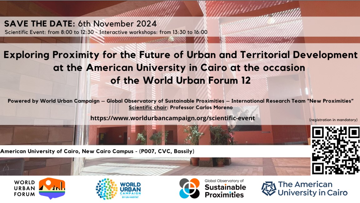 TorreAndr's tweet image. Tomorrow I will speak about #Proximity and #resilience at the #WUF12, the World Urban Forum 12 in Cairo
Proximities are at the heart of territorial and urban #development.  Bad or good, desired or unwanted, they are processed by human action  and depend on territorial #Governance