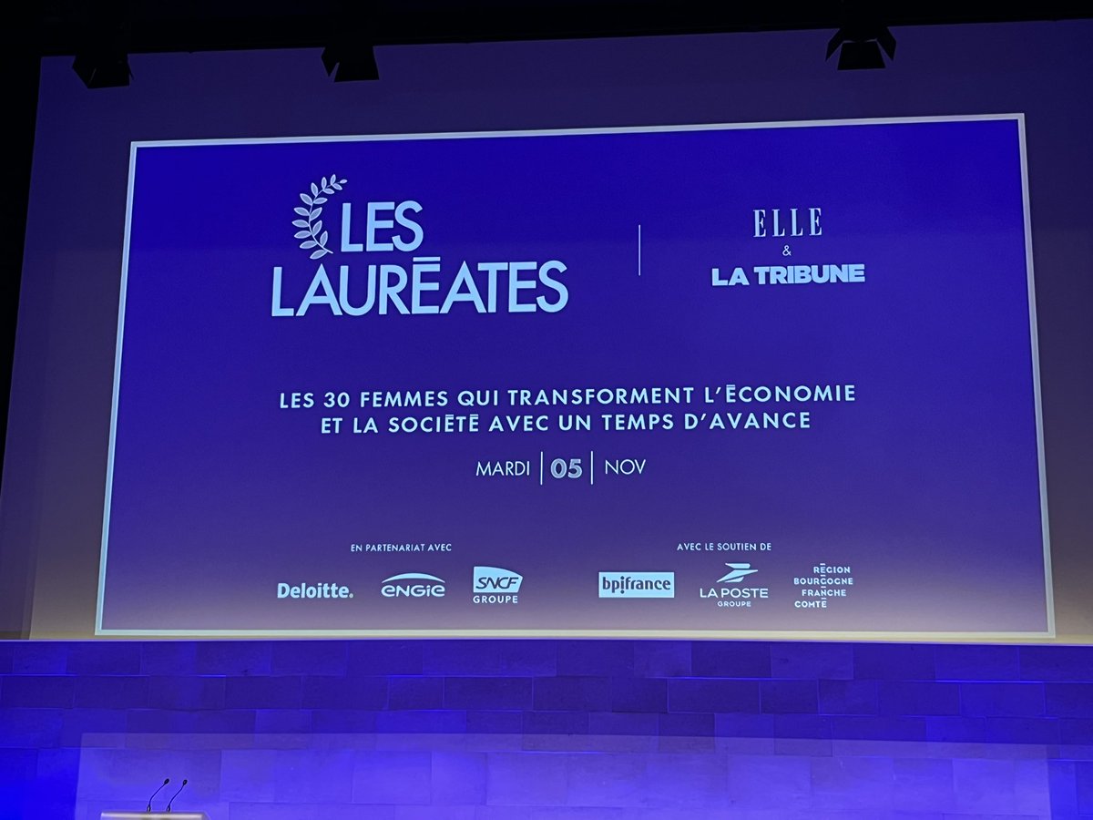 CHRISTINE SOTO (@christinesoto12) on Twitter photo Présente ce soir à la Soirée Les Lauréates organisée par ELLE et LA TRIBUNE
30 femmes de talent qui transforment l’économie et la société
<a href="/LaurentAlaus/">Laurent Alaus</a> <a href="/DominiqueCrochu/">Dominique Crochu 🇪🇺</a> <a href="/iborrasophie1/">Sophie Iborra 🇫🇷🇪🇸🇪🇺🙋🏻♀️🙋🏻♂️</a> <a href="/LaTribune/">La Tribune</a> <a href="/ELLEfrance/">ELLE</a> Présente ce soir à la Soirée Les Lauréates organisée par ELLE et LA TRIBUNE
30 femmes de talent qui transforment l’économie et la société
<a href="/LaurentAlaus/">Laurent Alaus</a> <a href="/DominiqueCrochu/">Dominique Crochu 🇪🇺</a> <a href="/iborrasophie1/">Sophie Iborra 🇫🇷🇪🇸🇪🇺🙋🏻♀️🙋🏻♂️</a> <a href="/LaTribune/">La Tribune</a> <a href="/ELLEfrance/">ELLE</a>