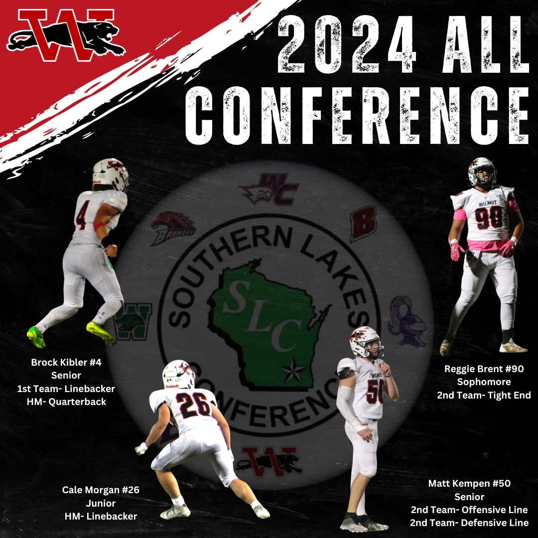 Wilmot Football (@wilmot_football) on Twitter photo Congrats to our guys that earned All SLC. <a href="/matthewjk33/">Matthew Kempen</a> <a href="/brock_kibler/">Brock Kibler</a> <a href="/CaleMorgan07/">Cale Morgan</a> and Reggie Brent Congrats to our guys that earned All SLC. <a href="/matthewjk33/">Matthew Kempen</a> <a href="/brock_kibler/">Brock Kibler</a> <a href="/CaleMorgan07/">Cale Morgan</a> and Reggie Brent