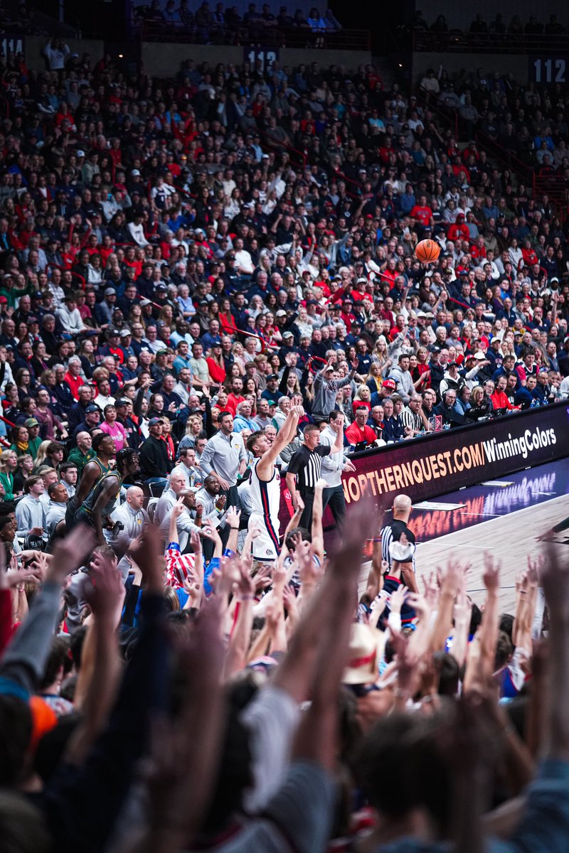 Yall showed up and showed out last night, zag nation 🫡😮‍💨