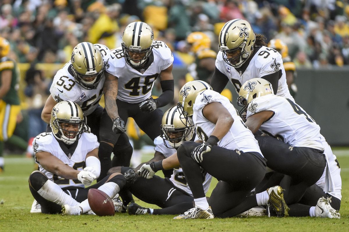 Marshon Lattimore and the 2017 Saints started the defensive group pictures after turnovers.

I’ll go to my grave defending that.