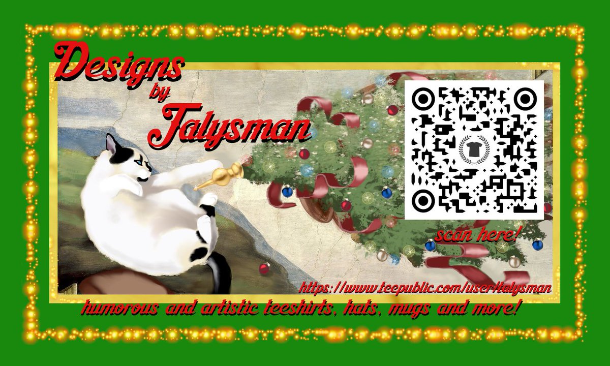Christmas business card? Business Christmas card? Blatant, unrepentant self-promotion? Too early? :D
