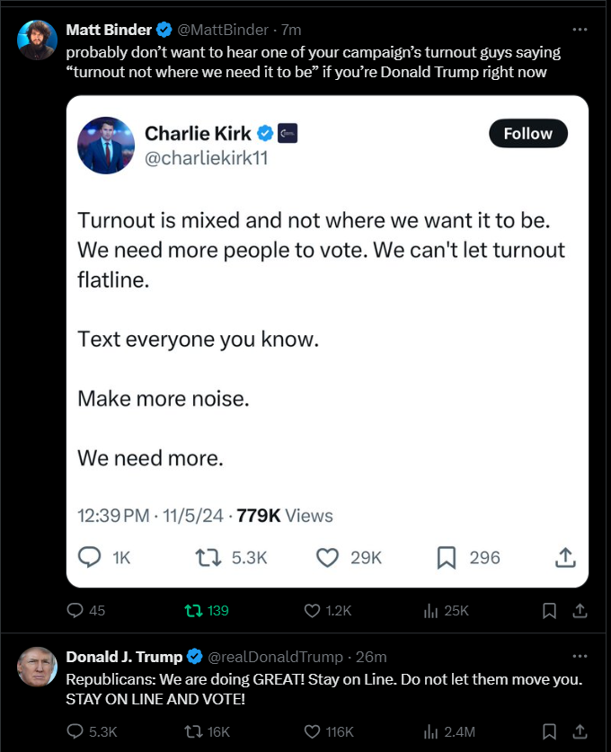 lmao my timeline in back to back tweets lol