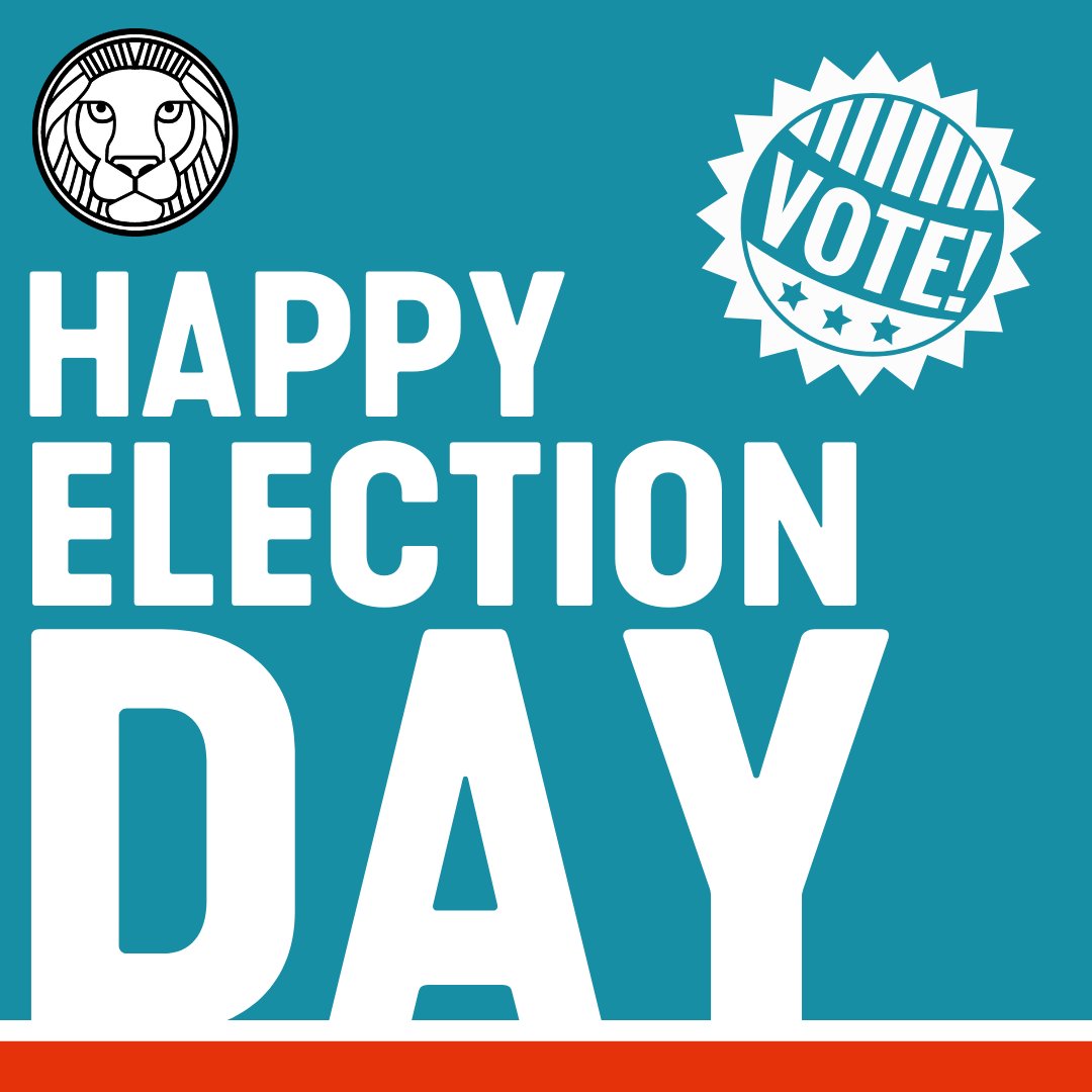 Exercise your democratic right and VOTE today!