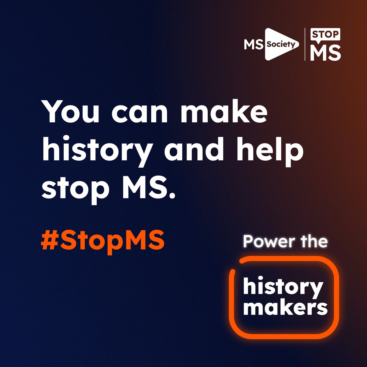 We’re closer than ever to stopping MS for everyone. Will you help change the future of MS by supporting our Christmas appeal? 

Find out how you can make history and #StopMS ➡️ mssoc.uk/3NYWswc 

#MSHistoryMakers