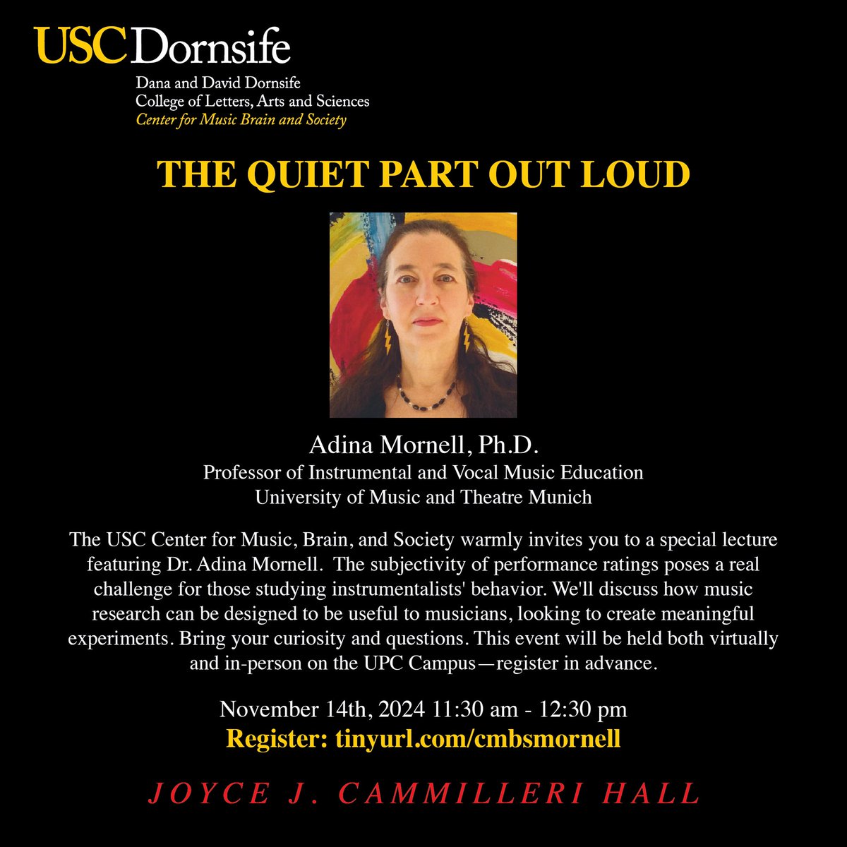 USC Center for Music, Brain and Society tweet media