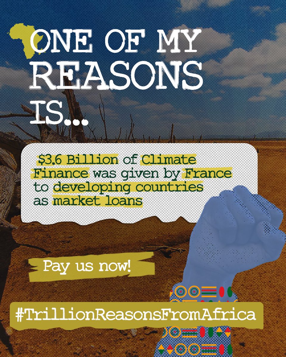 #TrillionReasonsFromAfrica why rich countries sh'd commit to an ambitious #climatefinance goal at #COP29 
Cyclone Freddy caused US$2 bn damages in Malawi+Mozambique in 2023, displaced 1M pple.
Commit to #trillions at #COP29 to help countries i.e Malawi rebuild their economies.