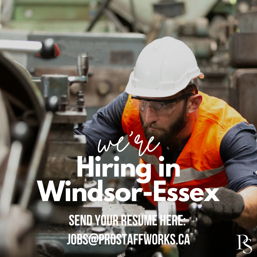 ProstaffES's tweet photo. We’re #hiring in Windsor-Essex!

🧾 Grinder Operator
🏭 Machine Operator
🎨 Paint Line Operator
🔥 Welder

Send your resume to jobs@prostaffworks.ca, and specify the position(s) you are interested in!

#prostaffworks #jobs #localemployer https://t.co/mJQLgt73a3