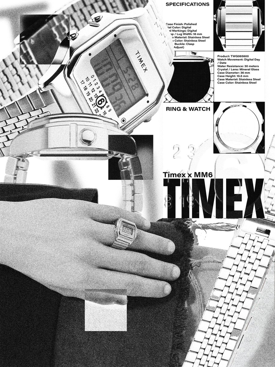 andzn_'s tweet image. Timex x MM6