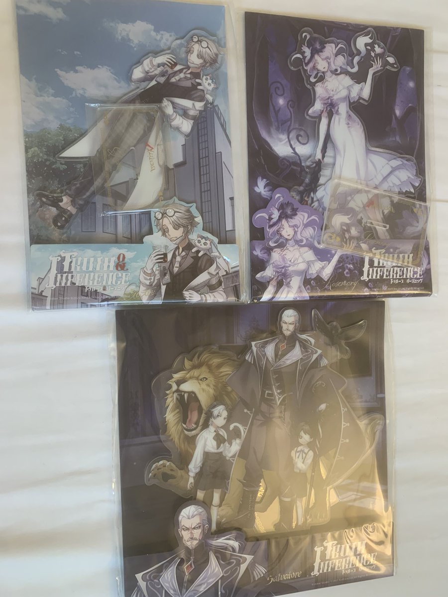 JustARandomAcci's tweet photo. Price didn’t included Paypal’s fee and shipping fee
Gatto’s code: 300$
Standees: 35$ each, 100$ if you take all 3
Metal badges: 14$ each, 40$ if you take all 3
COA badge: 5$
Postcards: 12$ each, 30$ if you take all 3
Full box: 470$
Thank you @IdvGoods!
More information down below https://t.co/sFeITOBXM3