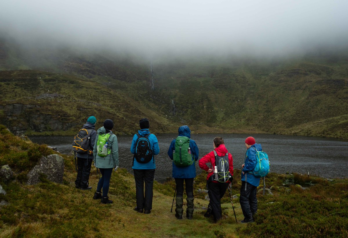 Moody views at the Sean mban na piobaire waterfall in the Comeraghs today🙂