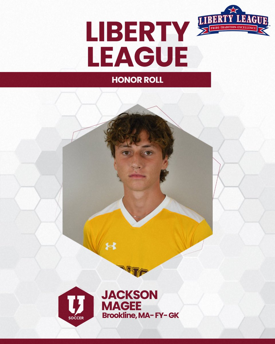 2️⃣ Liberty League mentions this week ‼️

Lucas Montalto joins the honor roll with 2 goals against Clarkson.⚽️

6x mention Jackson Magee keeps the clean sheet! 🧤

Congrats to these two for their quality performances in our win to cap off the season! 
•
#UnionMSoc #OnlyForward