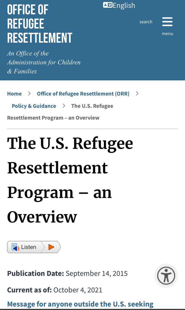 philthatremains's tweet image. it’s called the Refugee Resettlement Program and it’s run by the Department of Health and Human Services.