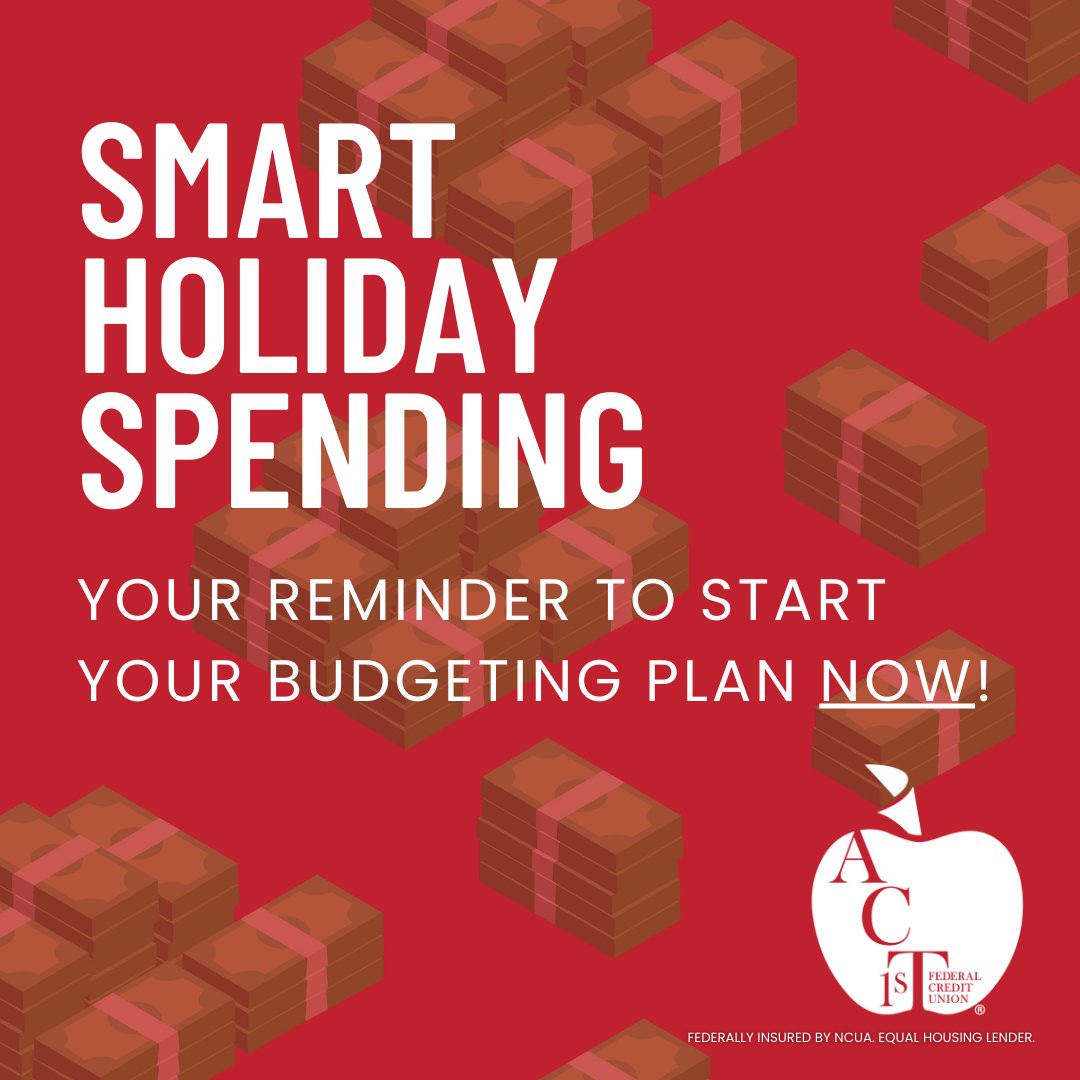 ACTFCU's tweet photo. 🎁 Is your wallet already feeling the holiday squeeze?

Don't let the joy of giving turn into a financial headache! We've got your back this festive season. 🍎💰 https://t.co/jOiceqj18F