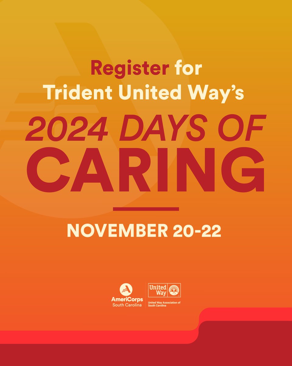Looking for ways to give back during the holiday season? Now through Friday, you can register for <a href="/TridentUWay/">Trident United Way</a>'s 2024 Days of Caring. From November 20 to 22, Trident United Way is hosting multiple opportunities to give back!

Sign up here: givepulse.com/group/1167042-….