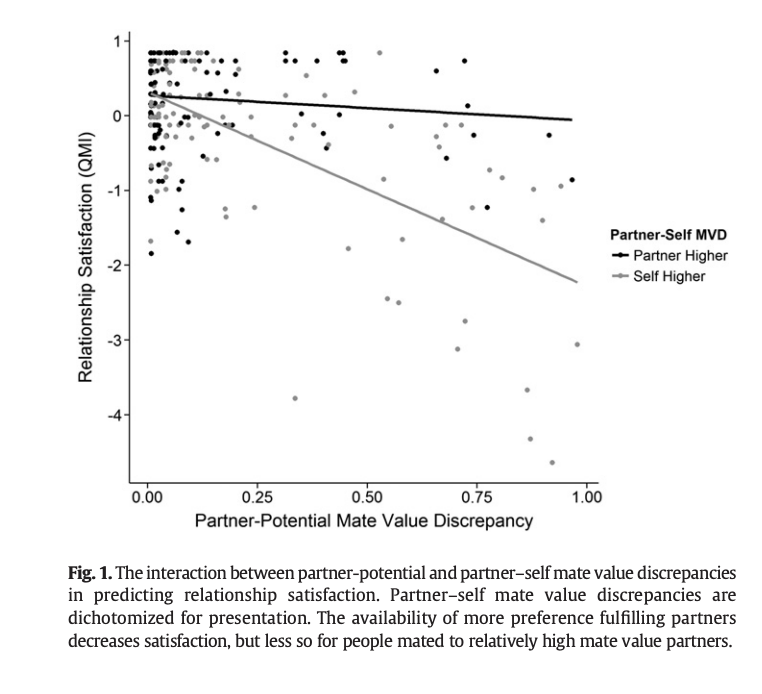 JaimieKrems's tweet photo. How important is getting what you want in a partner for❤️RELATIONSHIP SATISFACTION❤️?

Not much

What matters?  
Your/Your partner's mate-value
Who else is out there  

You being higher mate-value >partner + desirable ALTERNATIVES out there =⏬satisfaction
https://t.co/sUPlmZyLUd https://t.co/VrPFBtE4GT