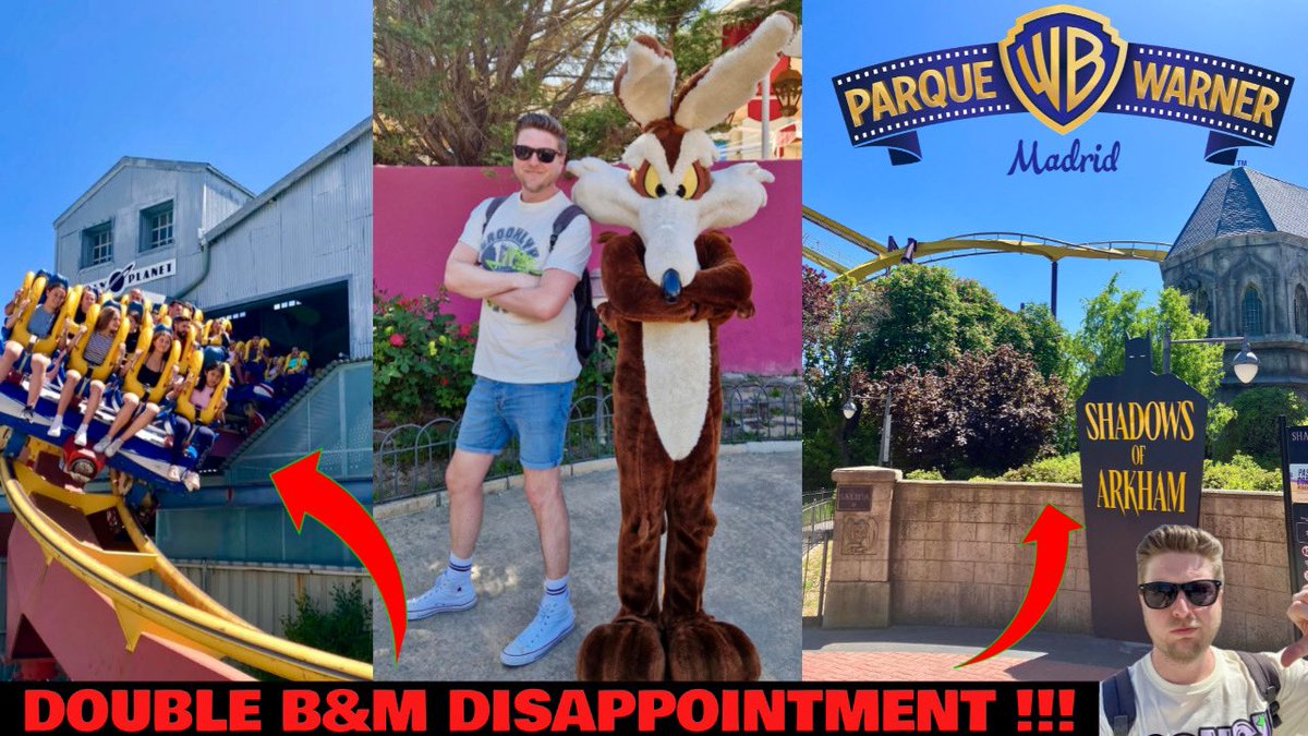 CoasterGiant's tweet image. Forgot to tell ya that the day 2 vlog is up on the channel from Parque Warner Madrid!
What I’d give to be back in this sun right now ☀️