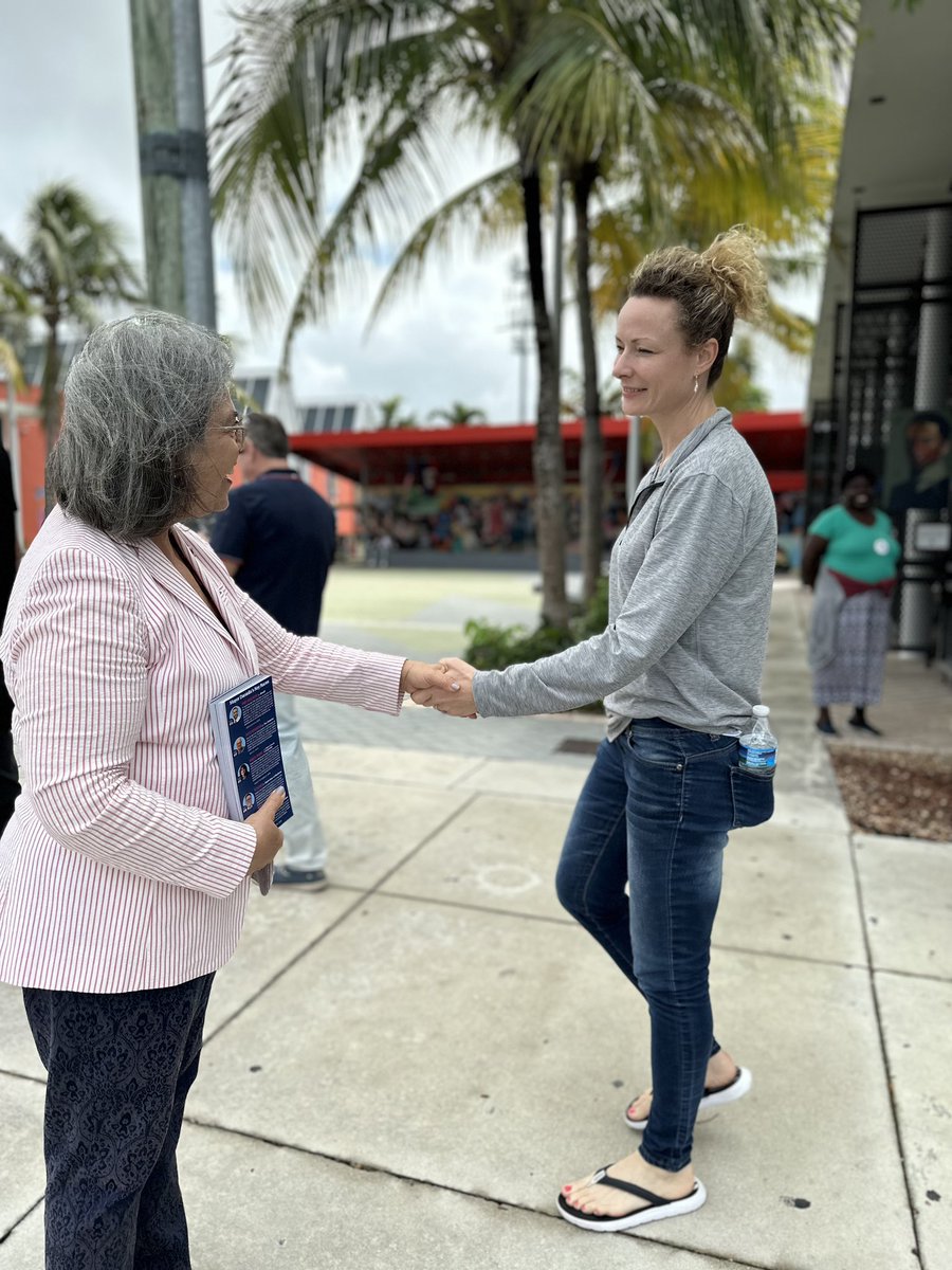 LevineCava's tweet photo. I’m in Little Haiti with @Annette_Taddeo, our candidate for Clerk of the Court and Comptroller! Annette has been a dedicated advocate for Miami-Dade residents and families, &amp; I’m proud to support her as she works to deliver results and uphold integrity in public service. https://t.co/ZnnirrURY5