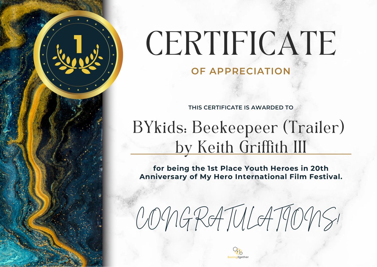beeing2gether's tweet photo. 🚀 Keith Griffith III continues to set the bar high with each new accomplishment! 🏆 We're so proud of our founder's dedication and drive. 
Comment below to congratulate him and show your support! ❤️🐝

#Beeing2gether #AchievementUnlocked #awards #success #entrepreneur #business https://t.co/Pf4oN0vySw