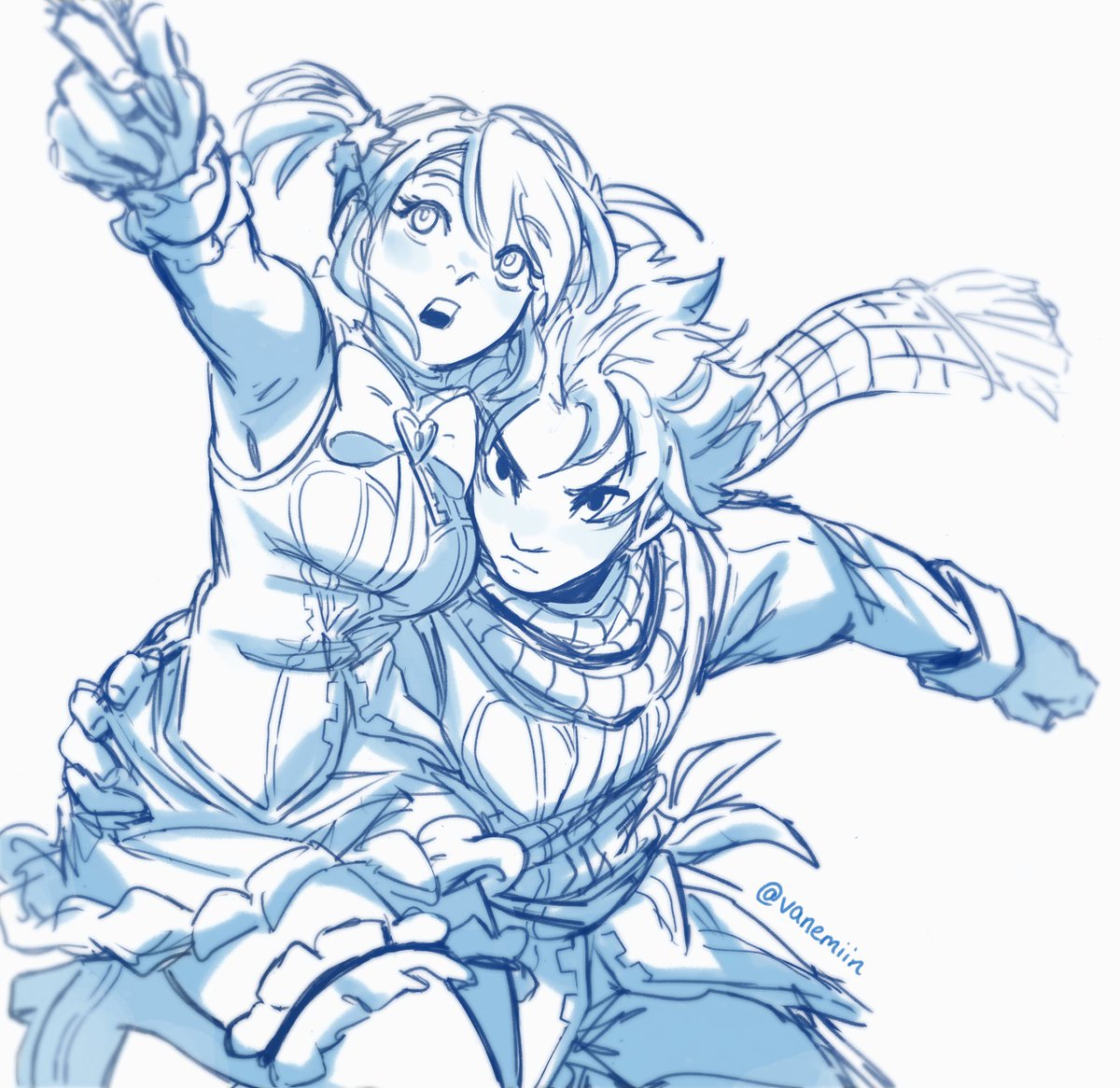 vanemiin's tweet photo. Thinking about their matching celestial outfits... wow i can't believe nalu did that, they were insane for that actually #fairytail #nalu https://t.co/zBT4e1Ez56