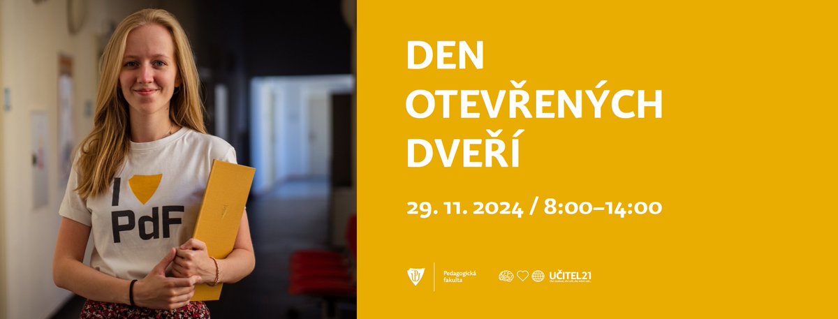 Srdečně zveme všechny zájemce a zájemkyně o studium u nás! A tady najdete podrobnější informace o naší studijní nabídce: ucitel21.cz/studuj-pdf