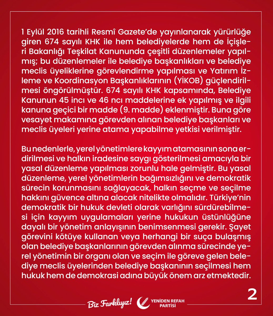 Sözümüzün Arkasındayız!