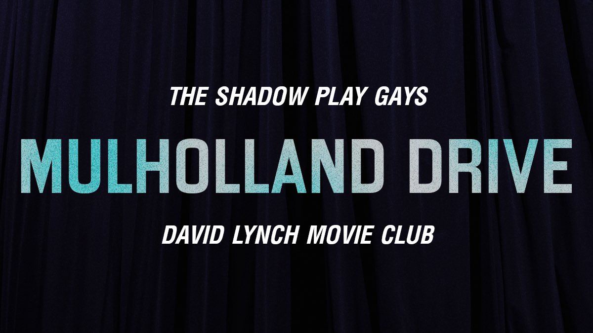 NO HAY BANDA

The Shadow Play Gays are kicking off our #DavidLynch movie club with #MulhollandDrive, joined by our now OFFICIAL third mic, <a href="/audreyotherway/">girl Jughead</a> 🥳

🍎 podcasts.apple.com/us/podcast/bit…
🟢 open.spotify.com/episode/22GCDK…