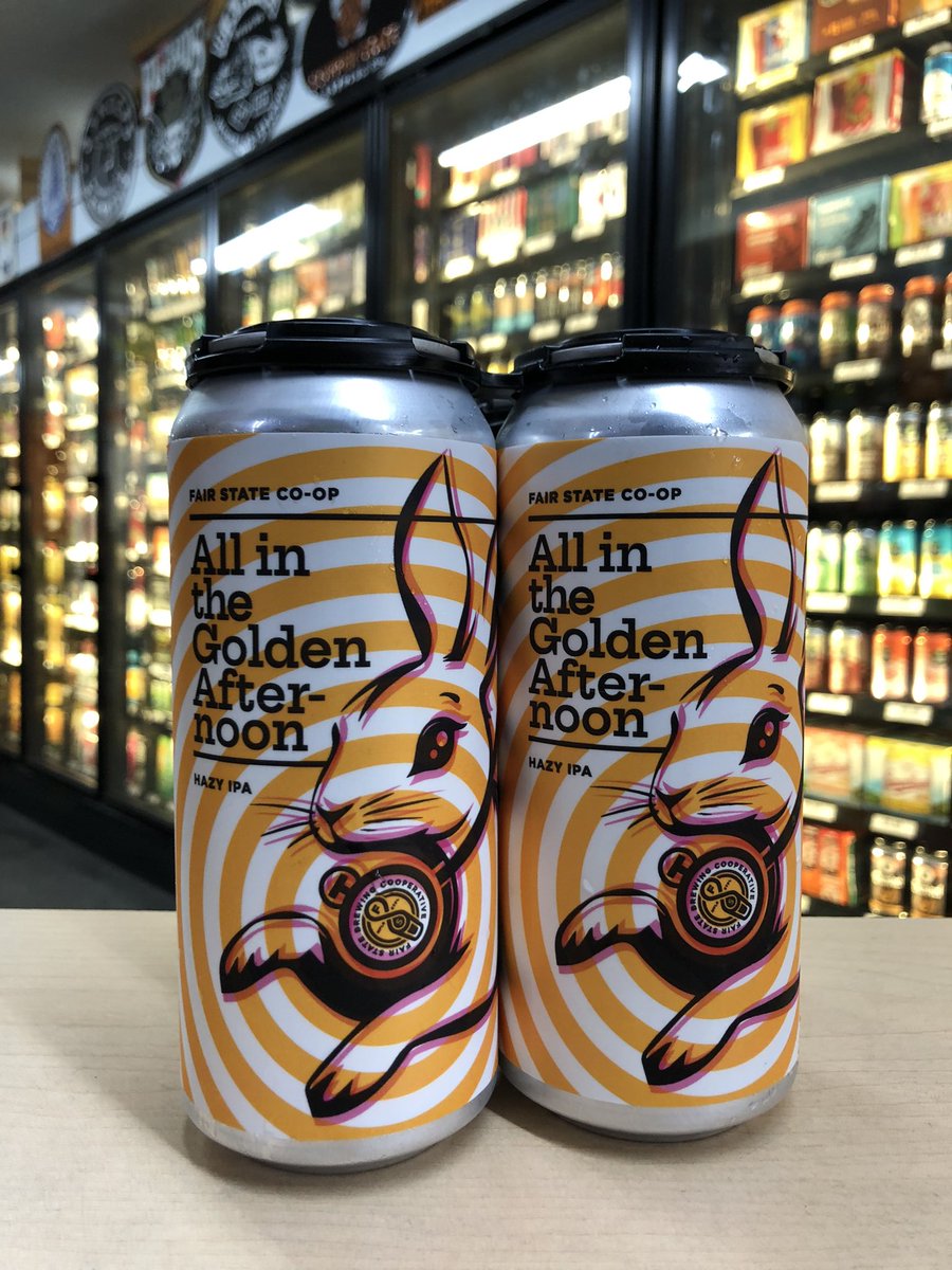 Harley's Liquor (@harleysliquor) on Twitter photo All In The Golden Afternoon- Hazy IPAπβοΈ
<a href="/FairStateCoop/">Fair State Co-op</a>
#newbeer #goodbeer #craftbeer #beergoals #beervibes #beeroclock #fairstatebrewing All In The Golden Afternoon- Hazy IPAπβοΈ
<a href="/FairStateCoop/">Fair State Co-op</a>
#newbeer #goodbeer #craftbeer #beergoals #beervibes #beeroclock #fairstatebrewing