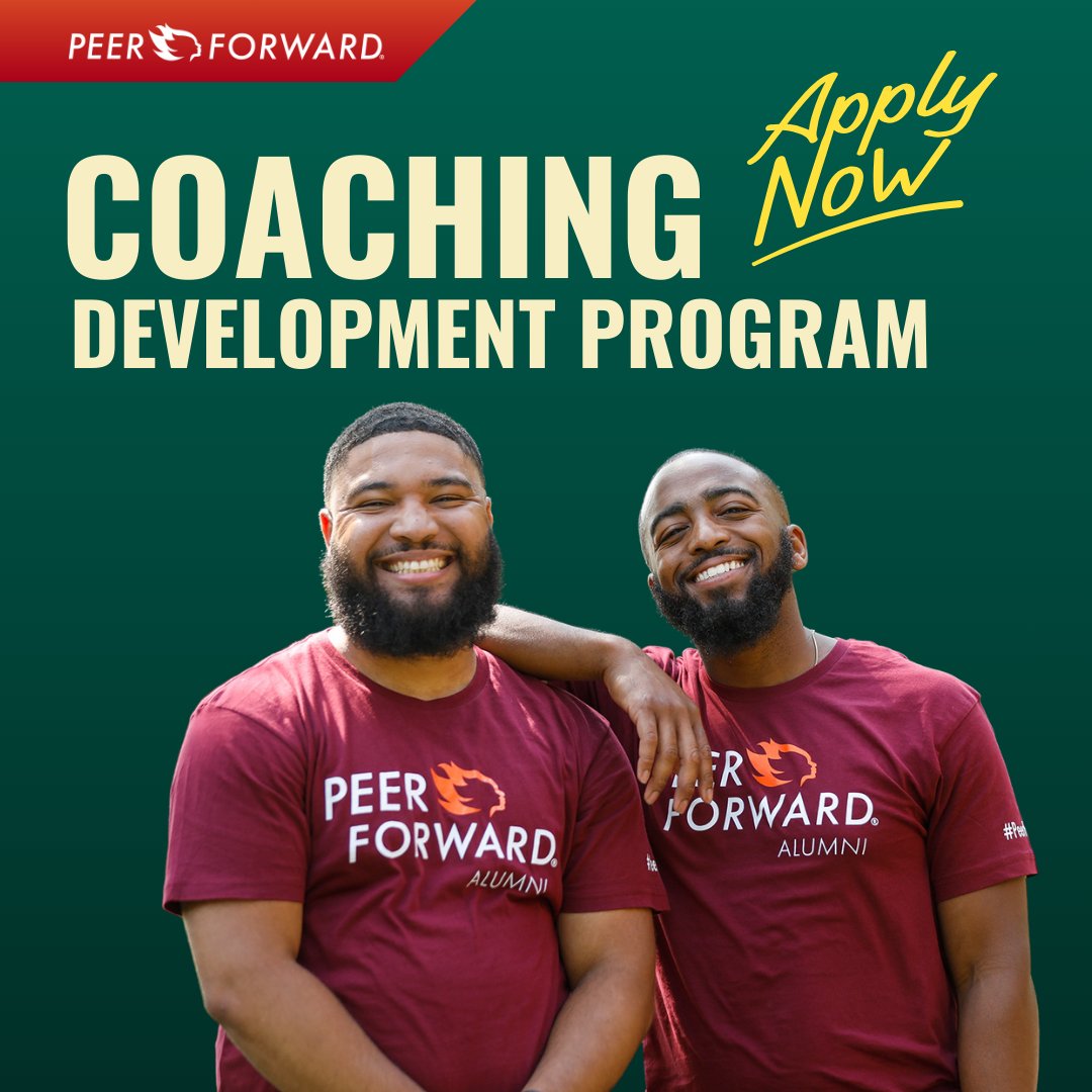 PeerForward's tweet image. Only ONE WEEK LEFT to apply to our two new development programs—Coaching Development and Operations Development! You can learn more and apply on our website: peerforward.org/peerforward-an…

#peerforward #peerforwardalumni #personaldevelopment