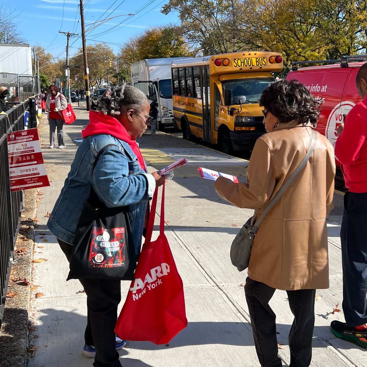 aarpny (@aarpny) on Twitter photo The Roll to the Polls team met Gabrielle V. who came out to make her voice heard at 100 years old! Stop by your polling site, vote & make a difference! w/ <a href="/WBLS1075FM/">107.5 WBLS FM</a> <a href="/DoctorBobLee/">Doctor Bob Lee</a> <a href="/ReggieNance/">Reggie Nance</a> <a href="/BethNY/">Beth Finkel</a>
📍Bronx: Co-op City
📍Queens: Rochdale Village Community Center
#GetOutAndVote The Roll to the Polls team met Gabrielle V. who came out to make her voice heard at 100 years old! Stop by your polling site, vote & make a difference! w/ <a href="/WBLS1075FM/">107.5 WBLS FM</a> <a href="/DoctorBobLee/">Doctor Bob Lee</a> <a href="/ReggieNance/">Reggie Nance</a> <a href="/BethNY/">Beth Finkel</a>
📍Bronx: Co-op City
📍Queens: Rochdale Village Community Center
#GetOutAndVote