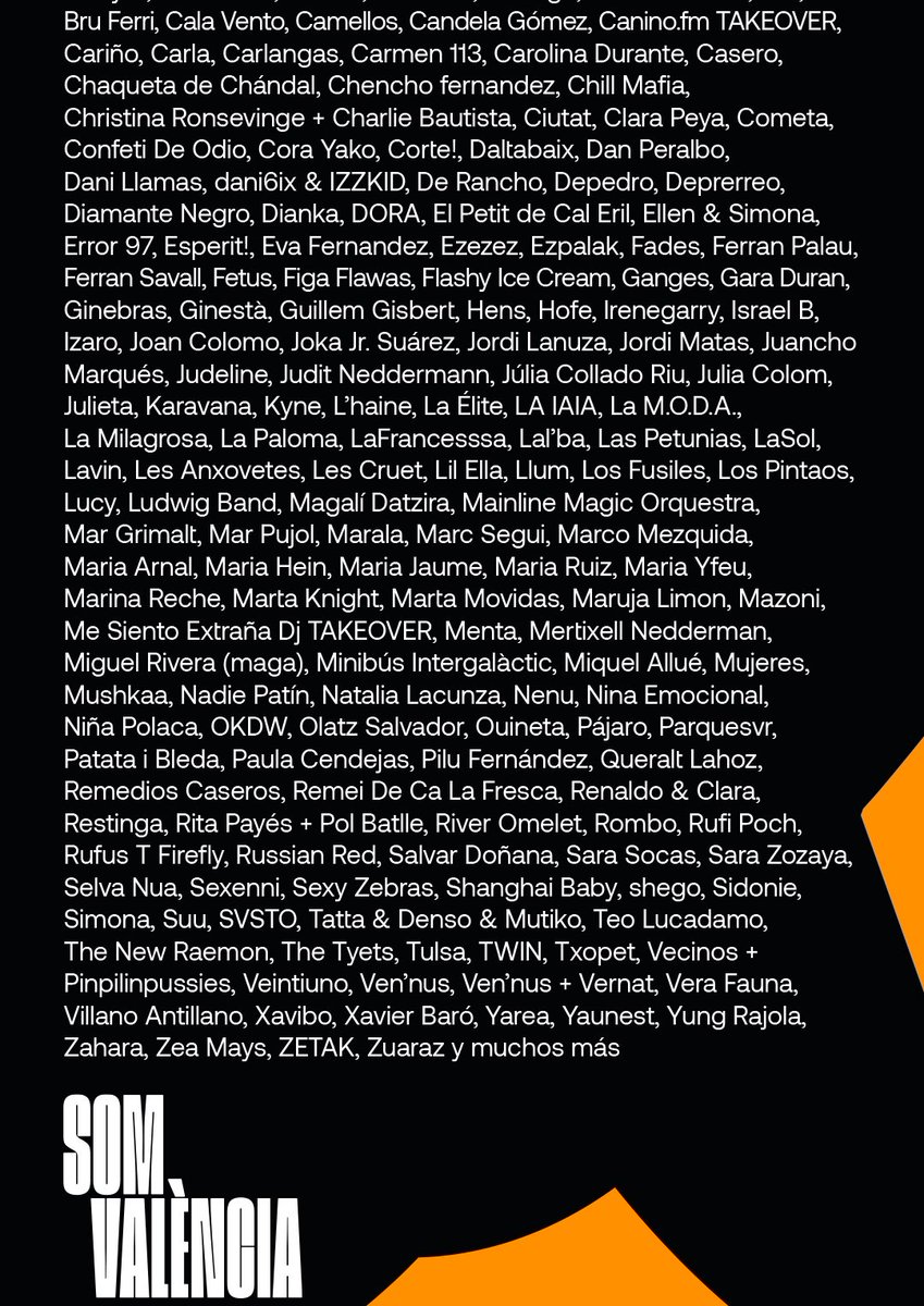 Nace el proyecto #somvalencia con conciertos benéficos por toda España de más de 200 artistas como <a href="/Depedromusic/">DEPEDRO</a> <a href="/sidonie_/">@sidonie_</a> <a href="/marinareche_/">Marina Reche</a> @_albxreche <a href="/_RussianRed/">Russian Red</a> <a href="/alcalanorton/">Alcalá Norte 🫵🏻</a> <a href="/natalialacunza/">Natalia</a> <a href="/carolinadurante/">CAROLINA DURANTE</a> <a href="/baiucamusic/">Baiuca</a> <a href="/Ch_Rosenvinge/">Christina Rosenvinge</a> y más, info:conciertospormadrid.com/featured/nace-…