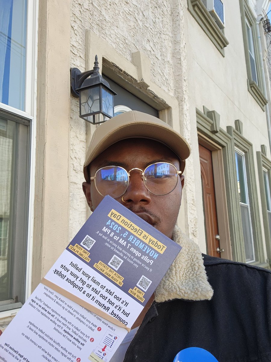Just convinced a Stein voter in southwest Philly to vote for Kamala instead. All gas no breaks.