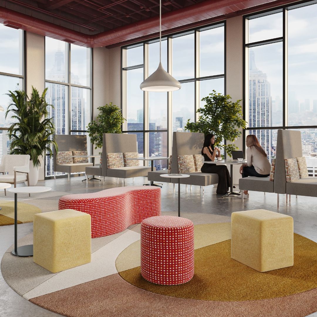 FalconProduct's tweet image. Modular furniture provides flexibility by allowing your staff and guests to easily adapt and reconfigure the space to suit their needs. Learn more about our modular collections: buff.ly/3tQLUc4 

#falconproducts #modularfurniture #modularseating #commercialdesign