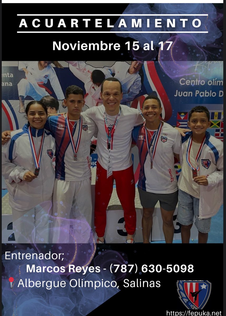 fepuka's tweet photo. Acuartelamiento FEPUKA

Acuartelamiento  del 15 al 17 de noviembre  . . .🥋👇
https://t.co/zzJMjDeubp https://t.co/bsw2rvRSoJ