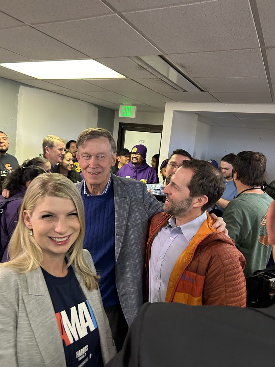Jason Crow (@jasoncrowco) on Twitter photo Great to join Colorado leaders <a href="/Hickenlooper/">John Hickenlooper</a> <a href="/MichaelBennet/">Michael Bennet</a> <a href="/pweiser/">Phil Weiser</a> <a href="/pettersen4co/">Brittany Pettersen</a> <a href="/DeGette5280/">Diana DeGette</a> <a href="/JoeNeguse/">Joe Neguse</a> & <a href="/ShadMurib/">Shad Murib</a> in Northglenn today for our friend <a href="/YadiraCaraveo/">Dr. Yadira Caraveo</a> to make one final push before polls close tonight at 7pm.
Remember to vote, remind your friends to vote, and Great to join Colorado leaders <a href="/Hickenlooper/">John Hickenlooper</a> <a href="/MichaelBennet/">Michael Bennet</a> <a href="/pweiser/">Phil Weiser</a> <a href="/pettersen4co/">Brittany Pettersen</a> <a href="/DeGette5280/">Diana DeGette</a> <a href="/JoeNeguse/">Joe Neguse</a> & <a href="/ShadMurib/">Shad Murib</a> in Northglenn today for our friend <a href="/YadiraCaraveo/">Dr. Yadira Caraveo</a> to make one final push before polls close tonight at 7pm.
Remember to vote, remind your friends to vote, and