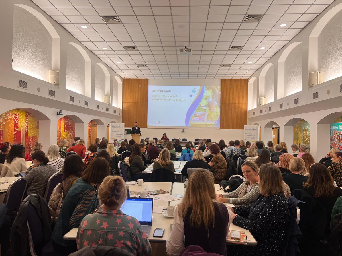 Today I opened the Maintained Nursery School Headteacher’s Conference and met leaders driving fantastic work across our communities.

I look forward to working closely with this valued part of the sector to give every child the best start in life.