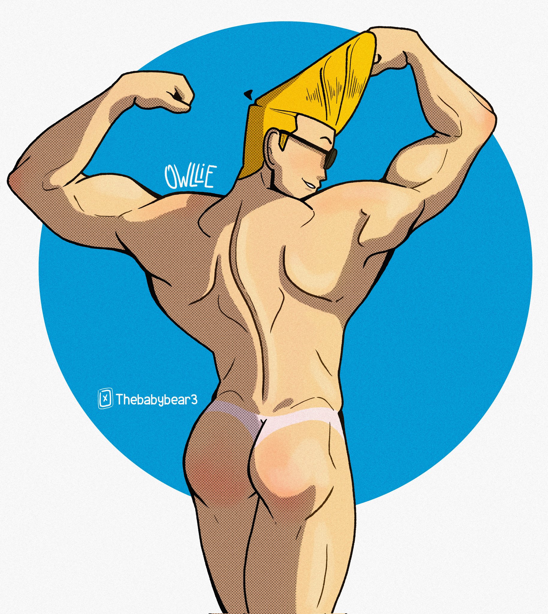 Owllie Bear 🦉🐻 on X: johnny bravo ✨💪🏽 nsfw drawing johnnybravo  cartoon fanart bara gay t.copfscPMx6LJ  X