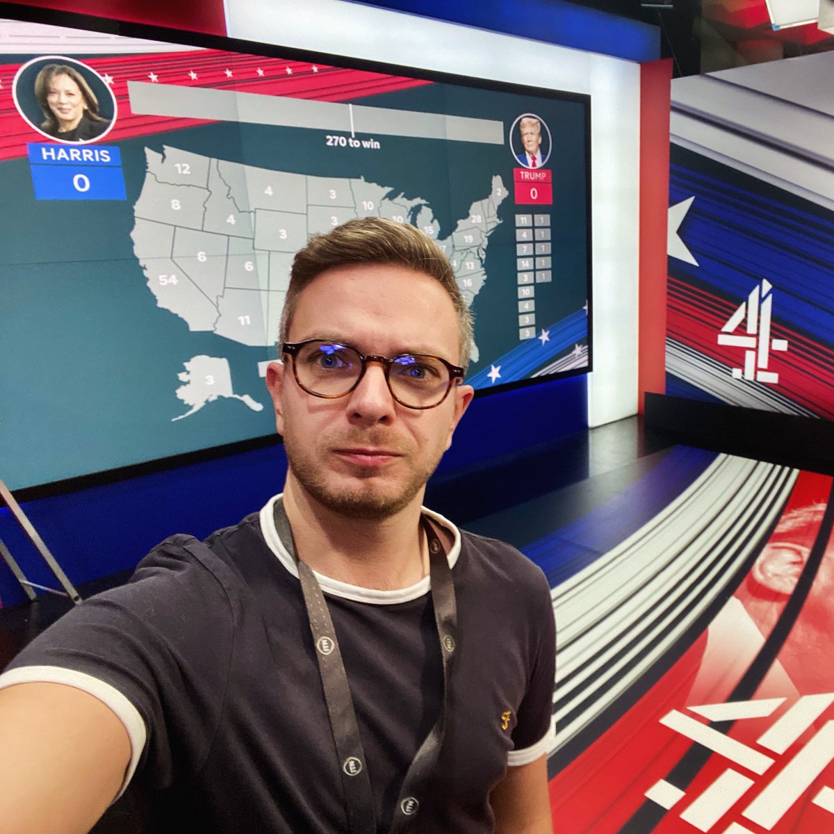 Tonight is my second election as Deputy Editor in just four months. This time, America Decides.

Will the US choose their first female President or return a convicted felon to the White House?

Join <a href="/maitlis/">emily m</a> <a href="/krishgm/">Krishnan Guru-Murthy</a> &amp; <a href="/theJeremyVine/">Jeremy Vine | Here, on Tiktok, Insta & Facebook</a> at 10pm, <a href="/Channel4/">Channel 4</a> 

#C4AmericaDecides