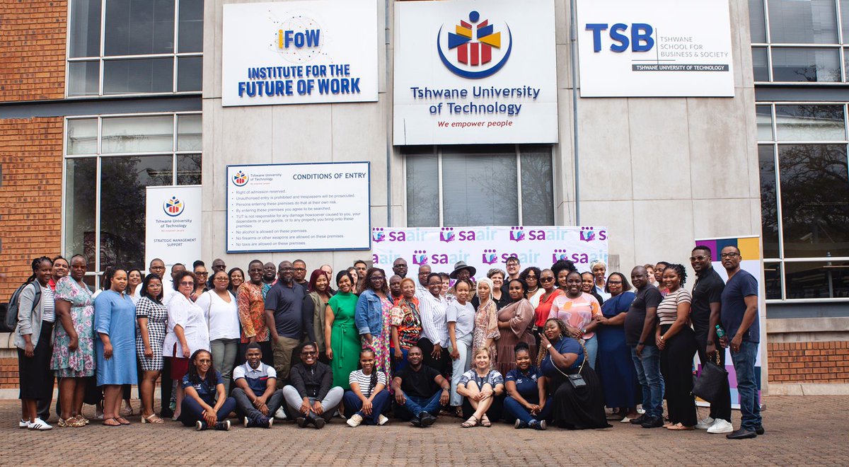 The 2024 SAAIR Pre-Conference Workshops kicked off at TUT today.  We thank all the presenters, Inoncent Mamvura, Tumelo Setenane, Loquitur Maka  &amp; Bonza Majozi,  for the very engaging and insightful workshops. 
#SAAIR30 #SAAIRConf2024 #InstitutionalResearch #HigherEducation