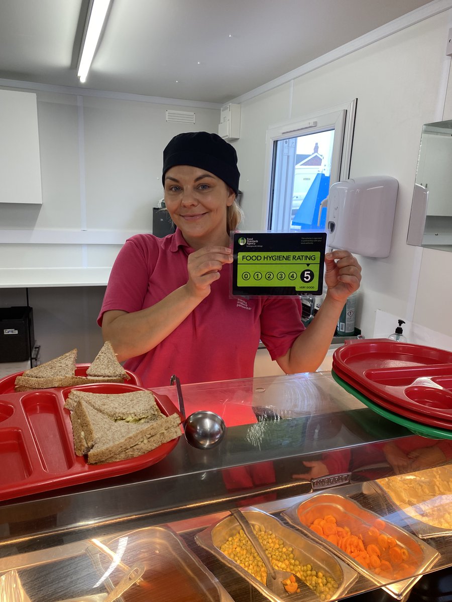 Thrilled and not at all surprised to receive our 5 star Food Hygiene rating today. The wonderful Miss Muella always takes such good care of our children and serves the most delicious food 😊 <a href="/LAPacademies/">LAP</a>