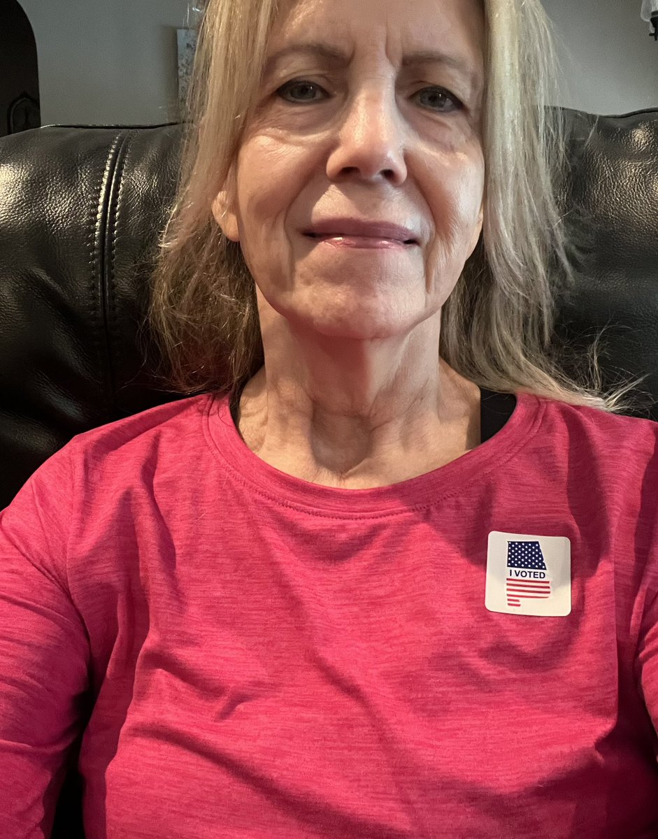 This old lady voted for Harris and women’s rights in Alabama!